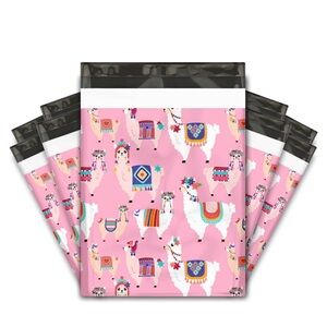10 pcs Poly mailers 10 x 13 Llama print